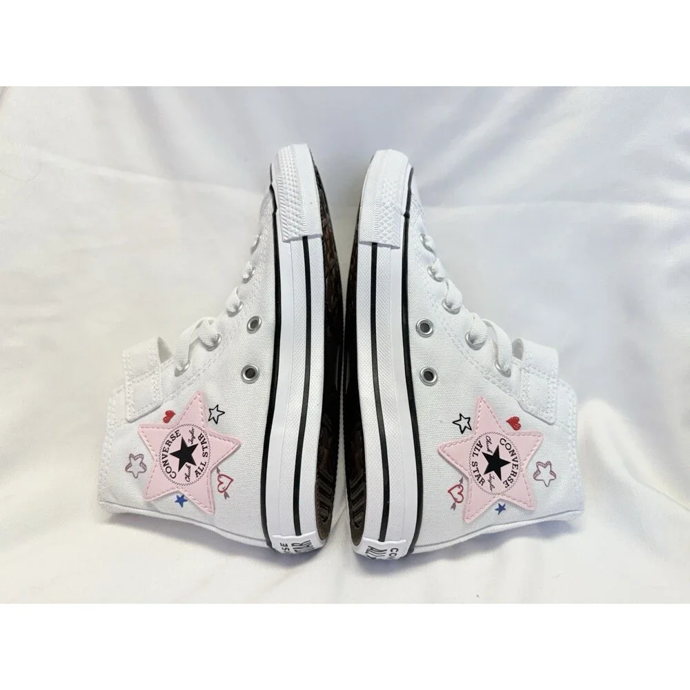 Converse CTAS EVA Lift Shoes Youth Sz 12.5 High Top Platform Sneakers W/Designs